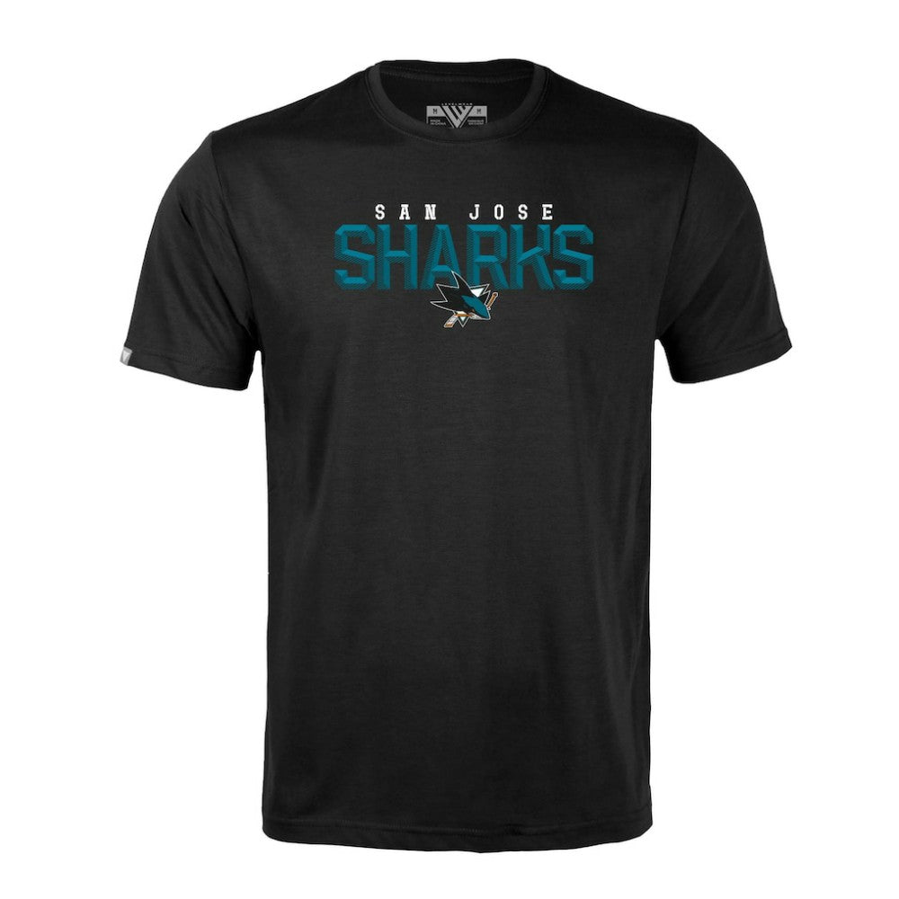 San Jose Sharks Levelwear Richmond Carve T-Shirt - Black - NHL 203145357