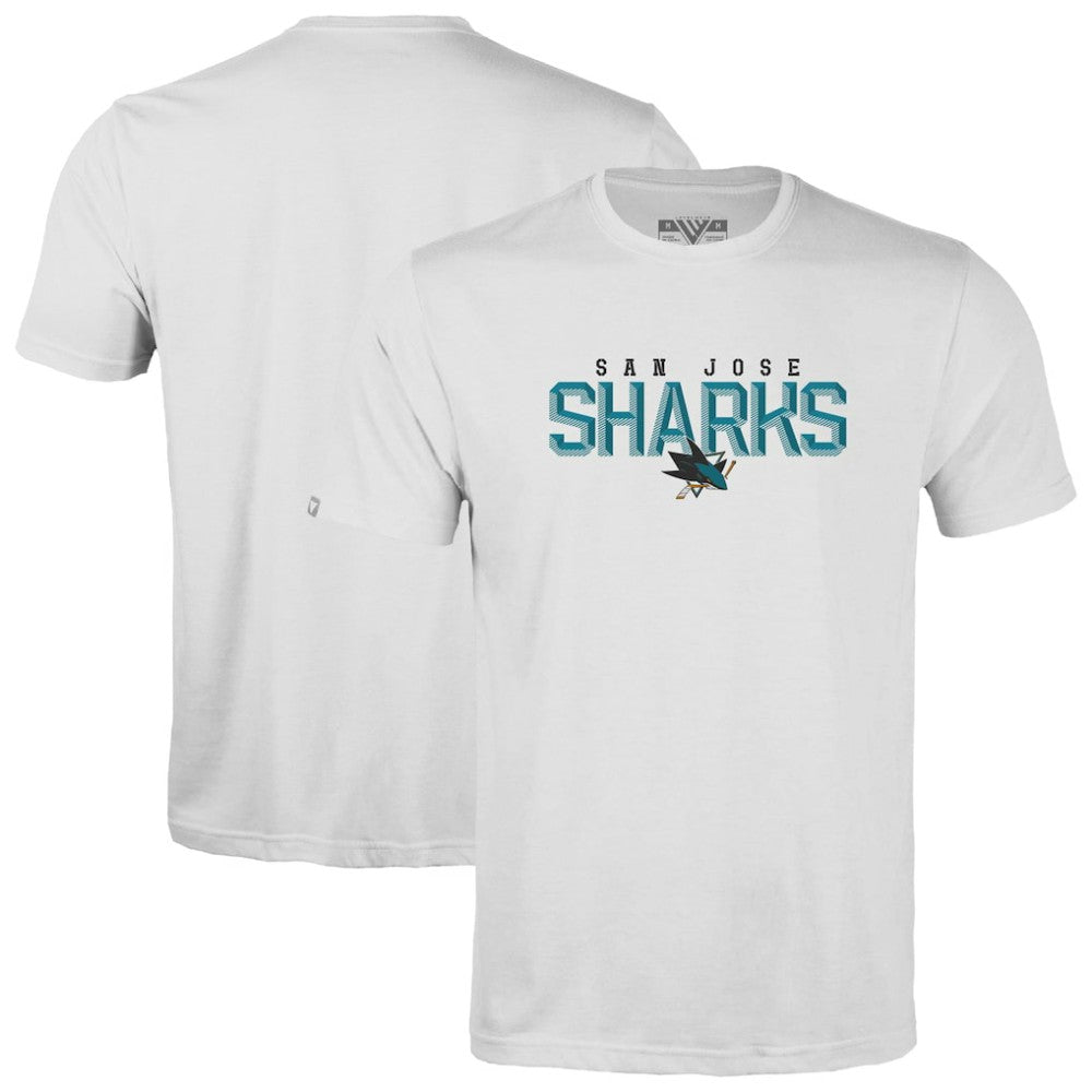 San Jose Sharks Levelwear Richmond Carve T-Shirt - White - NHL 203145358