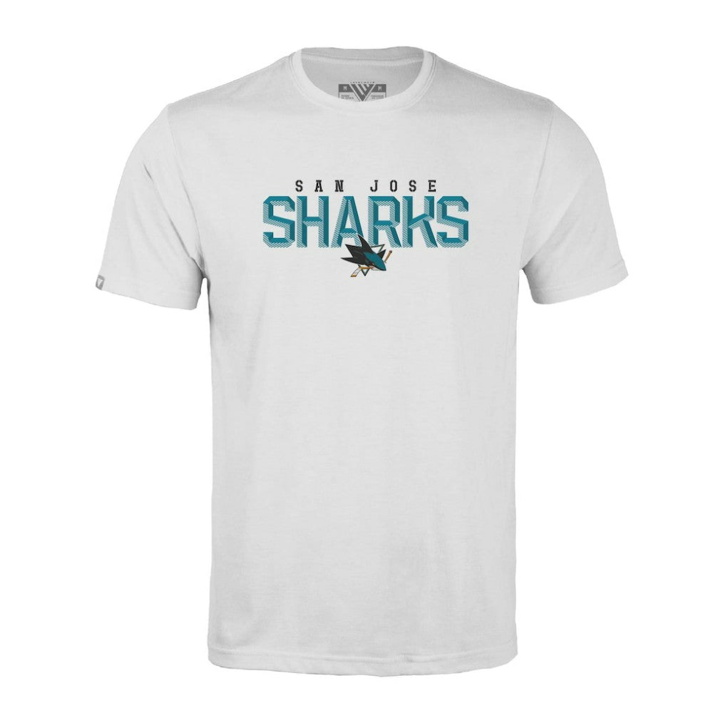 San Jose Sharks Levelwear Richmond Carve T-Shirt - White - NHL 203145358
