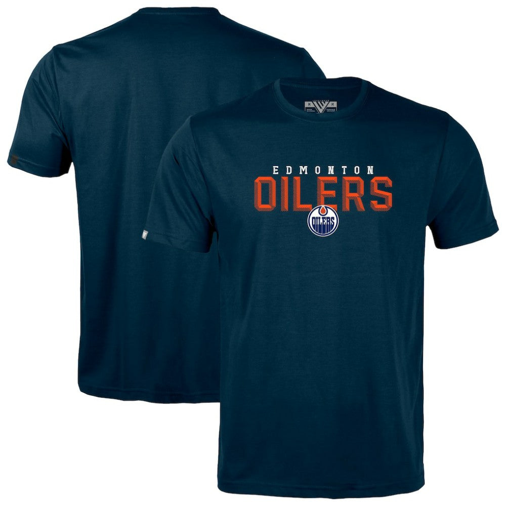 Edmonton Oilers Levelwear Richmond Carve T-Shirt - Navy - NHL 203145383
