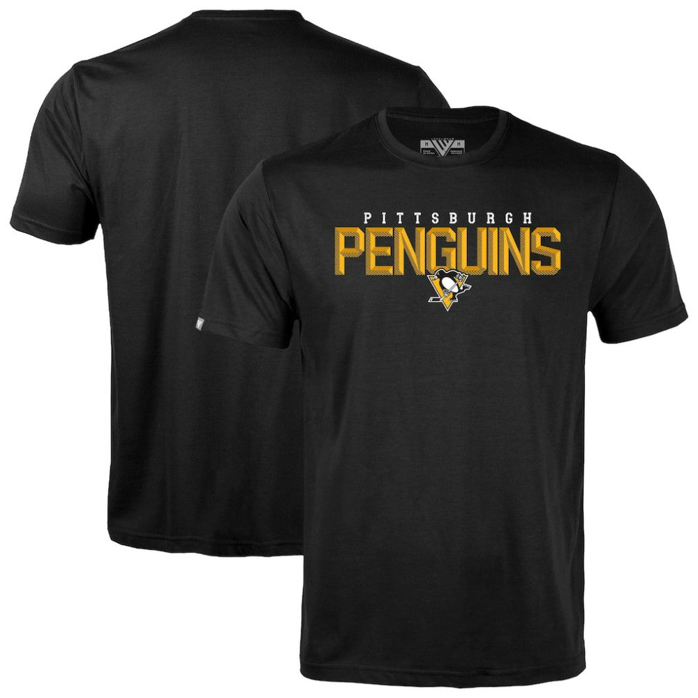 Pittsburgh Penguins Levelwear Richmond Carve T-Shirt - Black - NHL 203145409