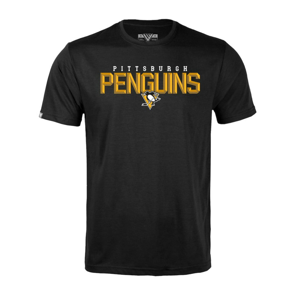 Pittsburgh Penguins Levelwear Richmond Carve T-Shirt - Black - NHL 203145409