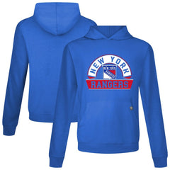 New York Rangers Levelwear Relay Banner Arch Pullover Hoodie - Royal - NHL 203145411
