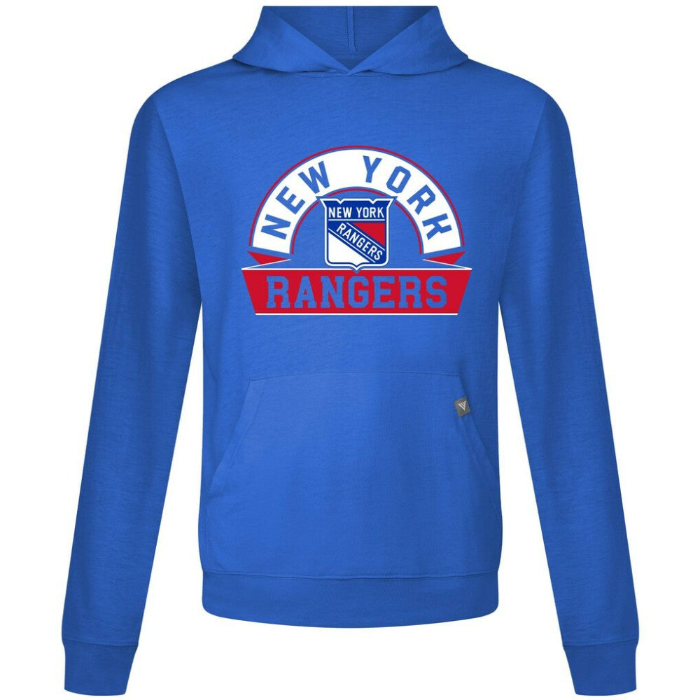 New York Rangers Levelwear Relay Banner Arch Pullover Hoodie - Royal - NHL 203145411