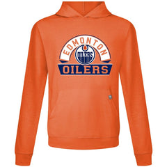 Edmonton Oilers Levelwear Relay Banner Arch Pullover Hoodie - Orange - NHL 203145414