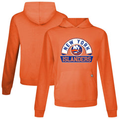 New York Islanders Levelwear Relay Banner Arch Pullover Hoodie - Orange - NHL 203145420