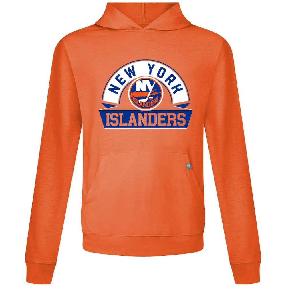 New York Islanders Levelwear Relay Banner Arch Pullover Hoodie - Orange - NHL 203145420
