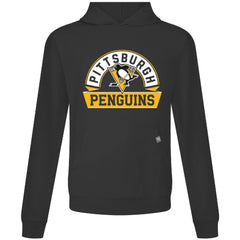 Pittsburgh Penguins Levelwear Relay Banner Arch Pullover Hoodie - Black - NHL 203145429
