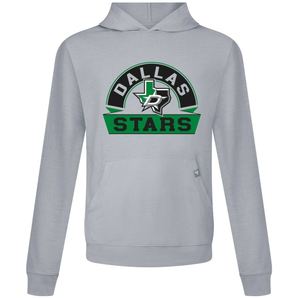 Dallas Stars Levelwear Relay Banner Arch Pullover Hoodie - Gray - NHL 203145431