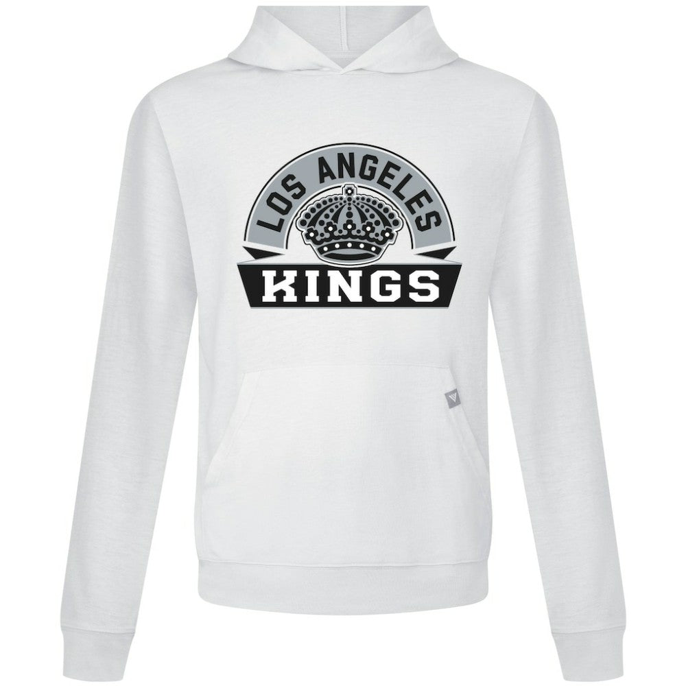 Los Angeles Kings Levelwear Relay Banner Arch Pullover Hoodie - White - NHL 203145436