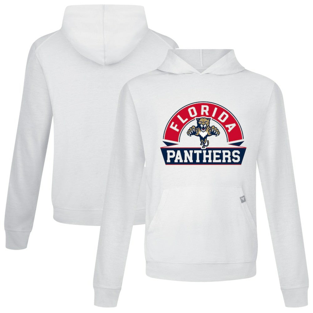Florida Panthers Levelwear Relay Banner Arch Pullover Hoodie - White - NHL 203145439