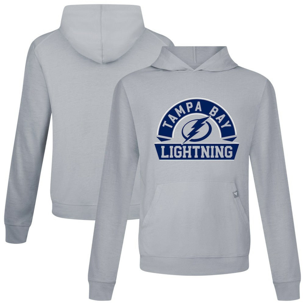 Tampa Bay Lightning Levelwear Relay Banner Arch Pullover Hoodie - Gray - NHL 203145441