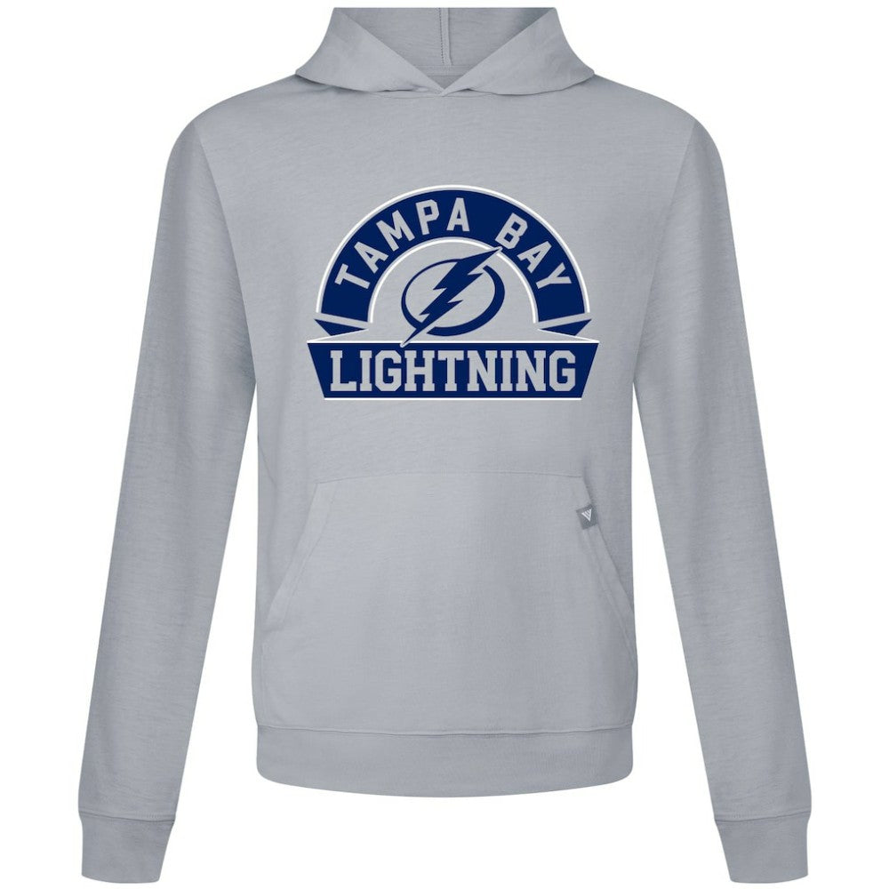 Tampa Bay Lightning Levelwear Relay Banner Arch Pullover Hoodie - Gray - NHL 203145441