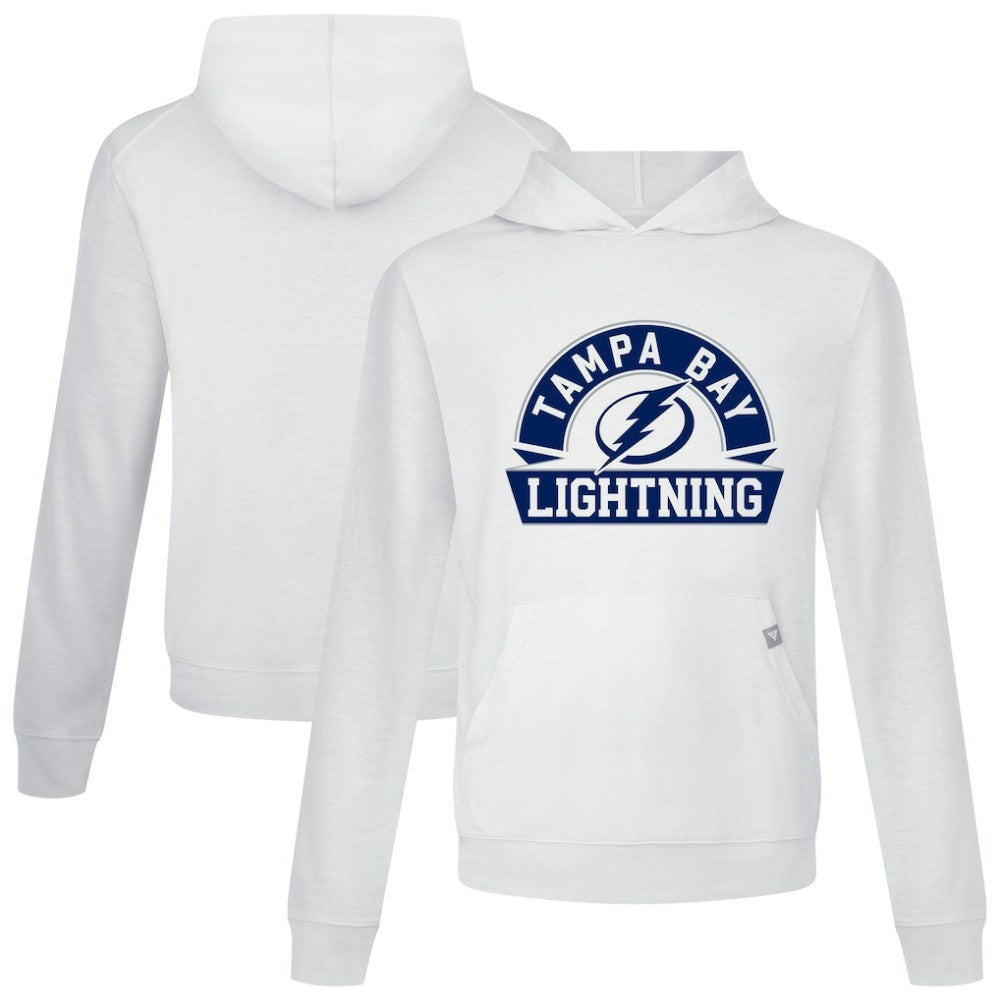 Tampa Bay Lightning Levelwear Relay Banner Arch Pullover Hoodie - White - NHL 203145446