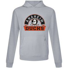 Anaheim Ducks Levelwear Relay Banner Arch Pullover Hoodie - Gray - NHL 203145449