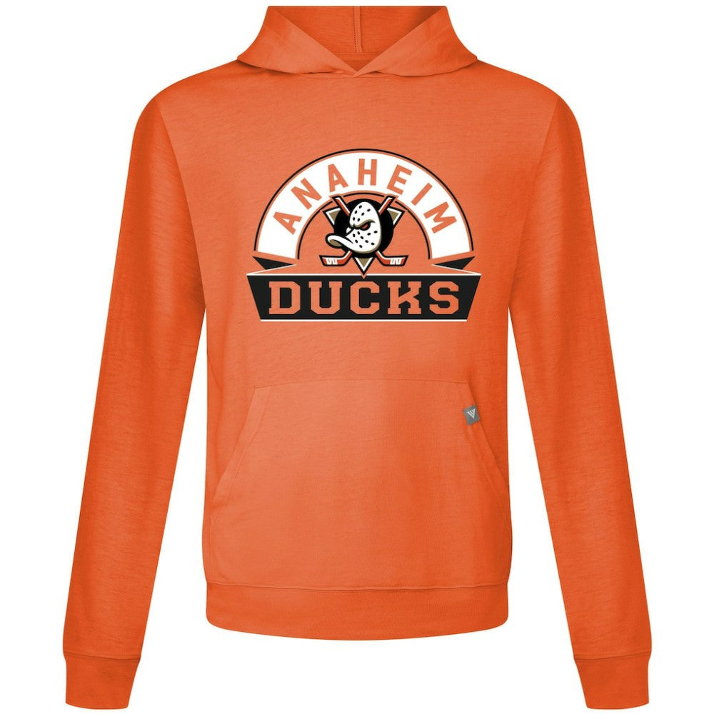 Anaheim Ducks Levelwear Relay Banner Arch Pullover Hoodie - Orange - NHL 203145450
