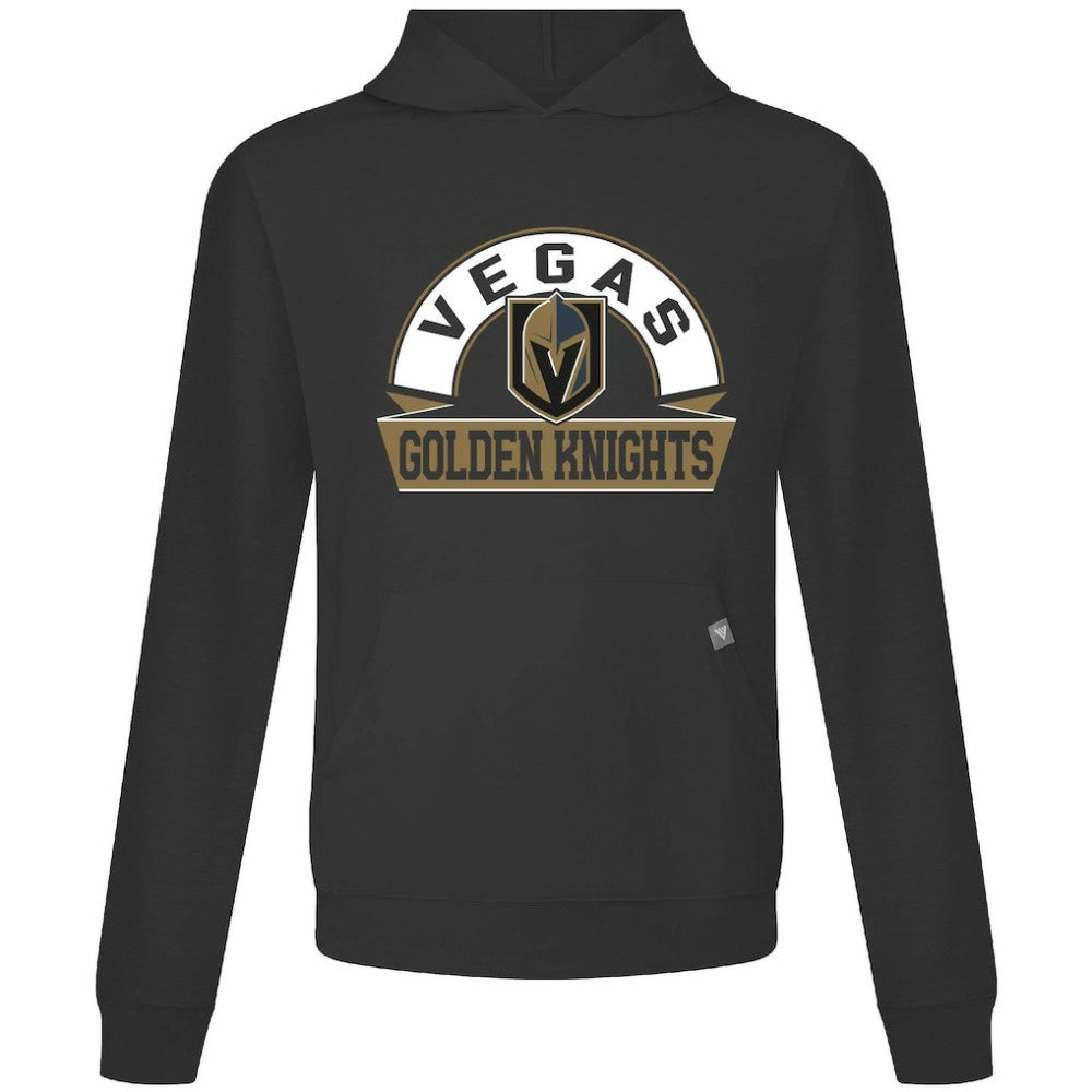 Vegas Golden Knights Levelwear Relay Banner Arch Pullover Hoodie - Black - NHL 203145451