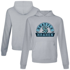 Seattle Kraken Levelwear Relay Banner Arch Pullover Hoodie - Gray - NHL 203145454
