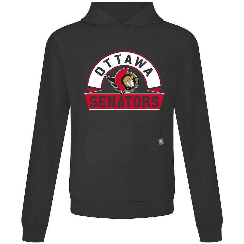 Ottawa Senators Levelwear Relay Banner Arch Pullover Hoodie - Black - NHL 203145460