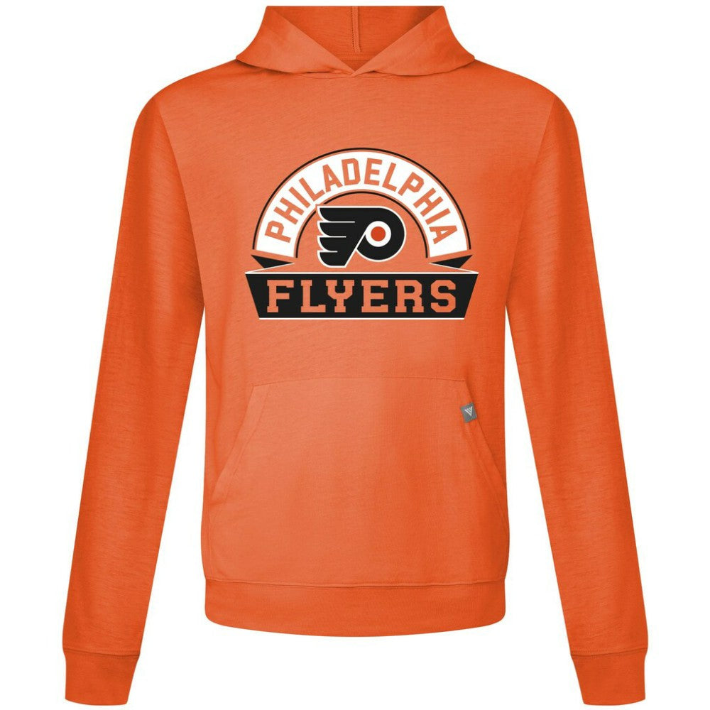 Philadelphia Flyers Levelwear Relay Banner Arch Pullover Hoodie - Orange - NHL 203145462