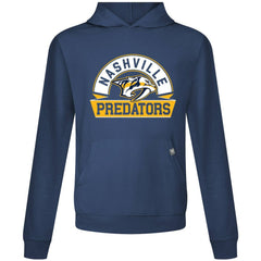 Nashville Predators Levelwear Relay Banner Arch Pullover Hoodie - Navy - NHL 203145467