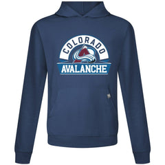 Colorado Avalanche Levelwear Relay Banner Arch Pullover Hoodie - Navy - NHL 203145469