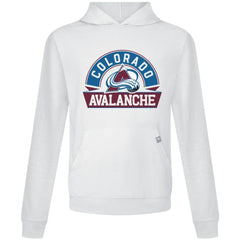 Colorado Avalanche Levelwear Relay Banner Arch Pullover Hoodie - White - NHL 203145470