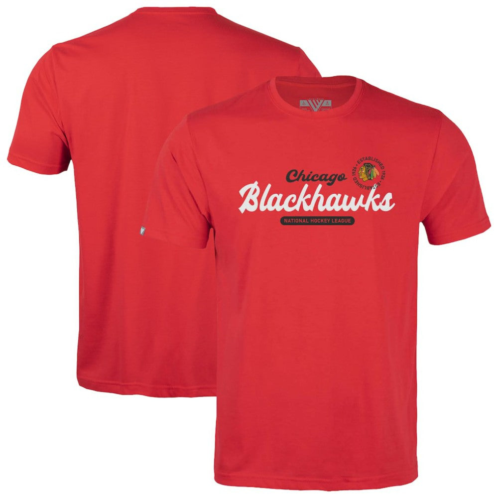 Chicago Blackhawks Levelwear Youth Little Richmond Monument T-Shirt - Red - NHL 203145486