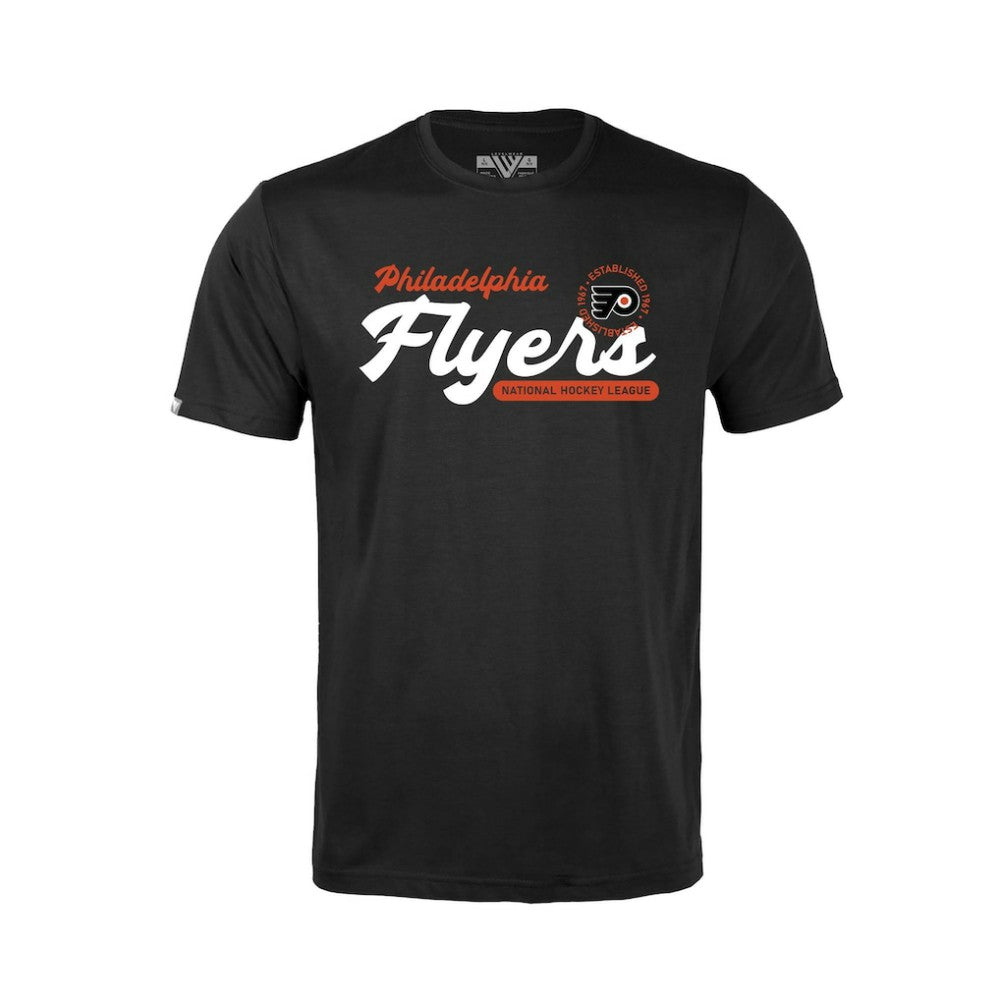 Philadelphia Flyers Levelwear Youth Little Richmond Monument T-Shirt - Black - NHL 203145488