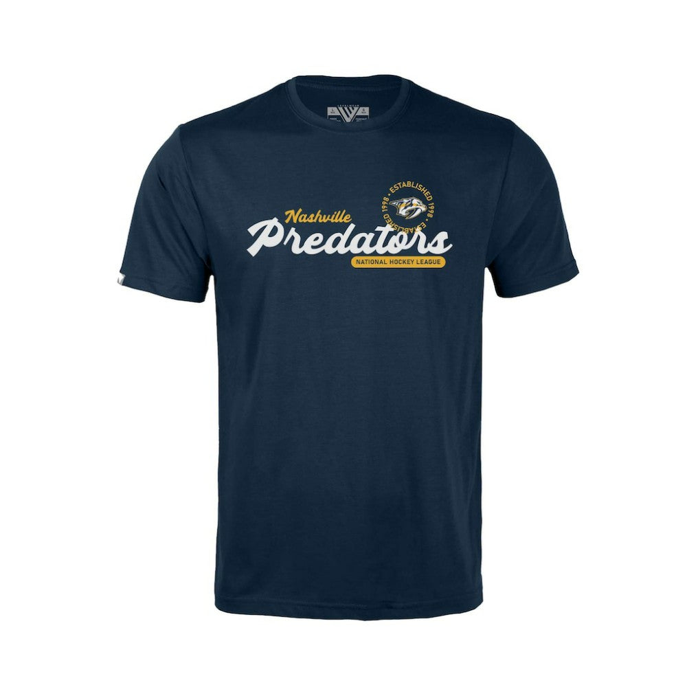 Nashville Predators Levelwear Youth Little Richmond Monument T-Shirt - Navy - NHL 203145491