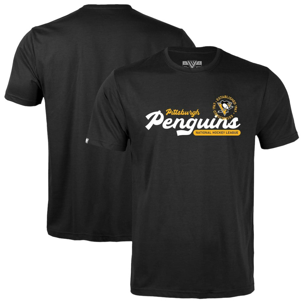 Pittsburgh Penguins Levelwear Youth Little Richmond Monument T-Shirt - Black - NHL 203145493