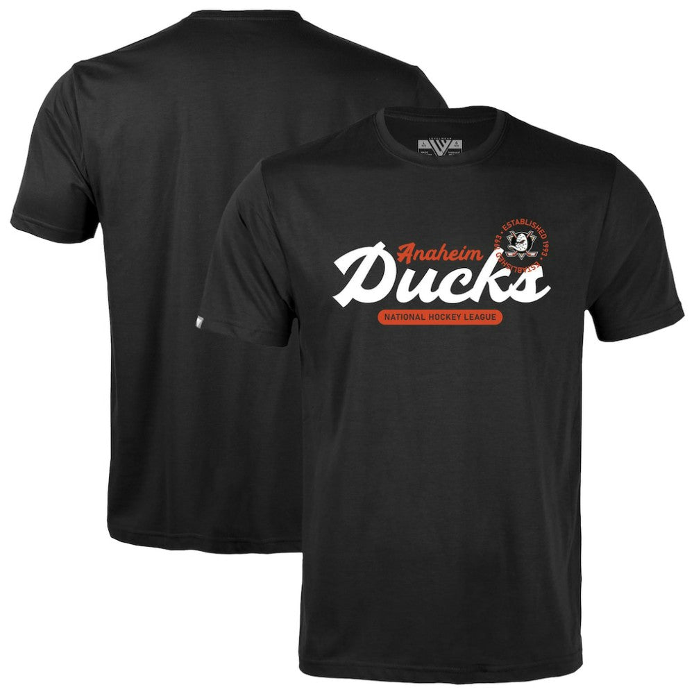 Anaheim Ducks Levelwear Youth Little Richmond Monument T-Shirt - Black - NHL 203145495