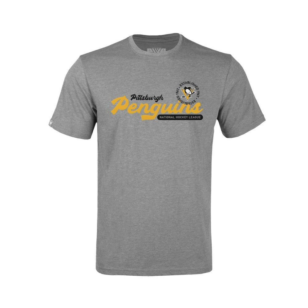 Pittsburgh Penguins Levelwear Youth Little Richmond Monument T-Shirt - Gray - NHL 203145501