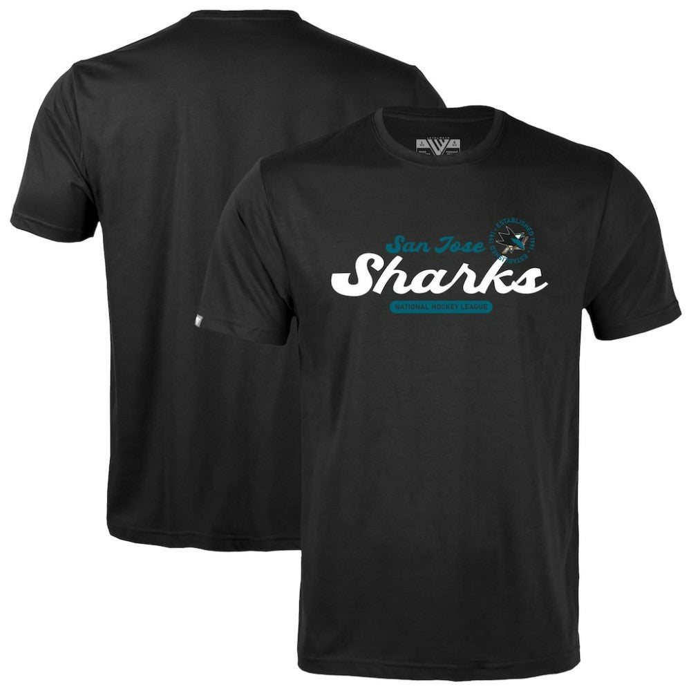 San Jose Sharks Levelwear Youth Little Richmond Monument T-Shirt - Black - NHL 203145504