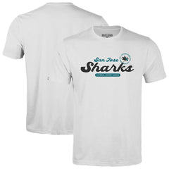 San Jose Sharks Levelwear Youth Little Richmond Monument T-Shirt - White - NHL 203145508