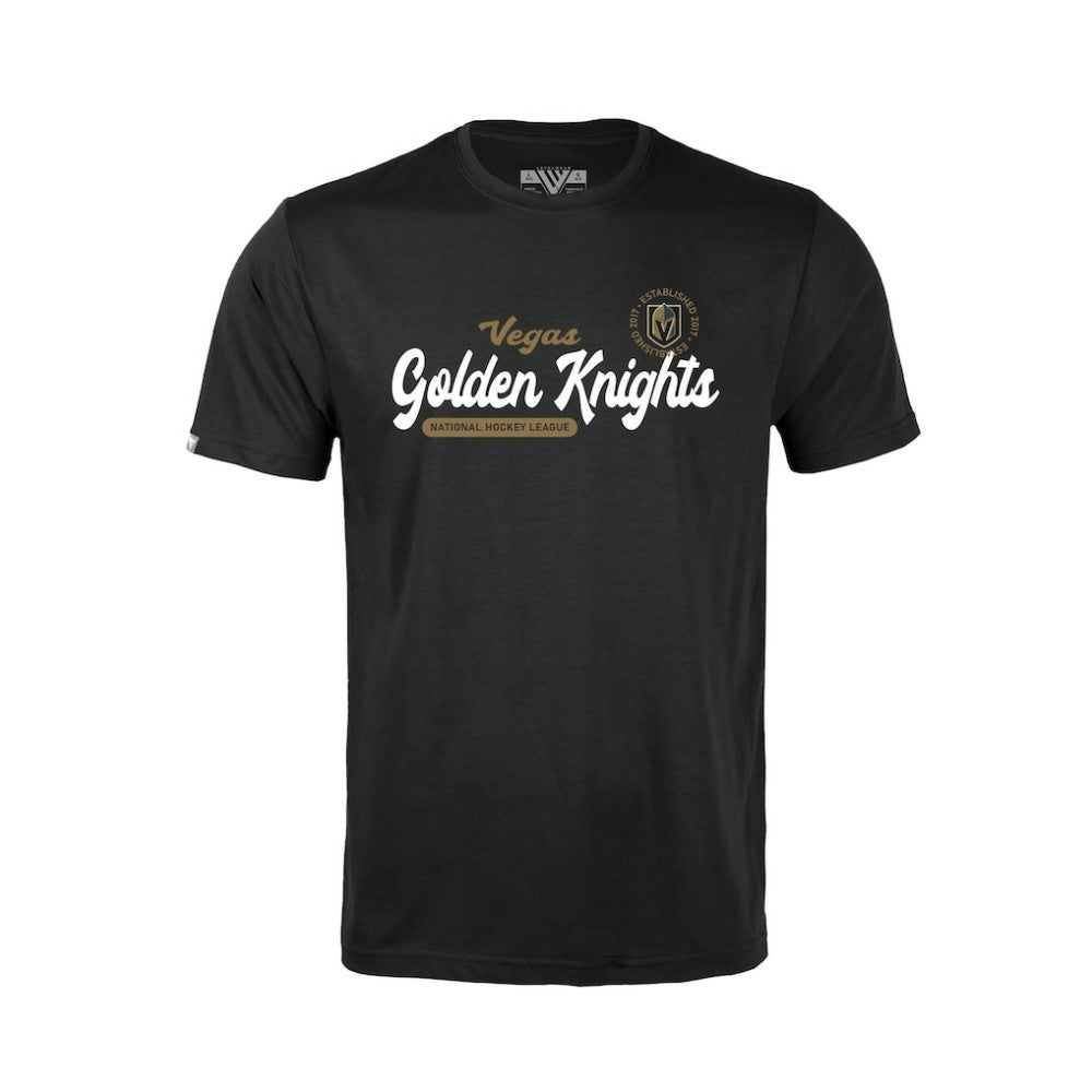 Vegas Golden Knights Levelwear Youth Little Richmond Monument T-Shirt - Black - NHL 203145510