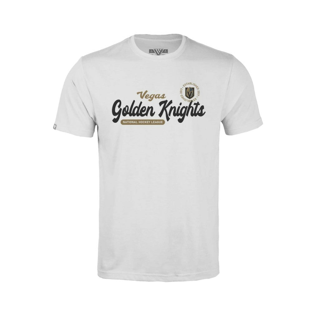 Vegas Golden Knights Levelwear Youth Little Richmond Monument T-Shirt - White - NHL 203145512