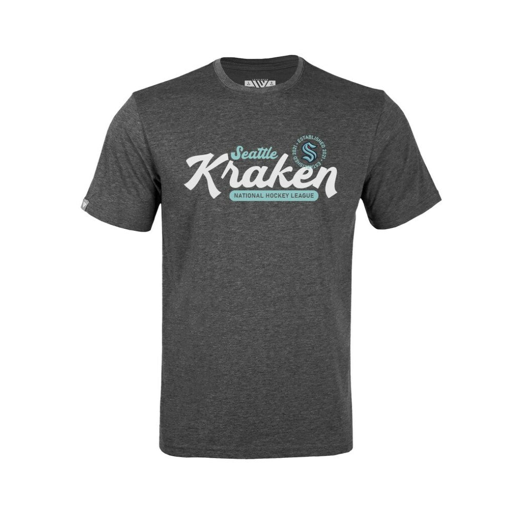 Seattle Kraken Levelwear Youth Little Richmond Monument T-Shirt - Gray - NHL 203145514