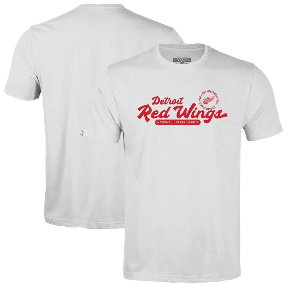 Detroit Red Wings Levelwear Youth Little Richmond Monument T-Shirt - White - NHL 203145529