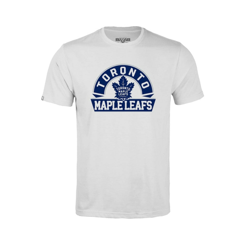 Toronto Maple Leafs Levelwear Youth Little Richmond Banner Arch T-Shirt - White - NHL 203145537