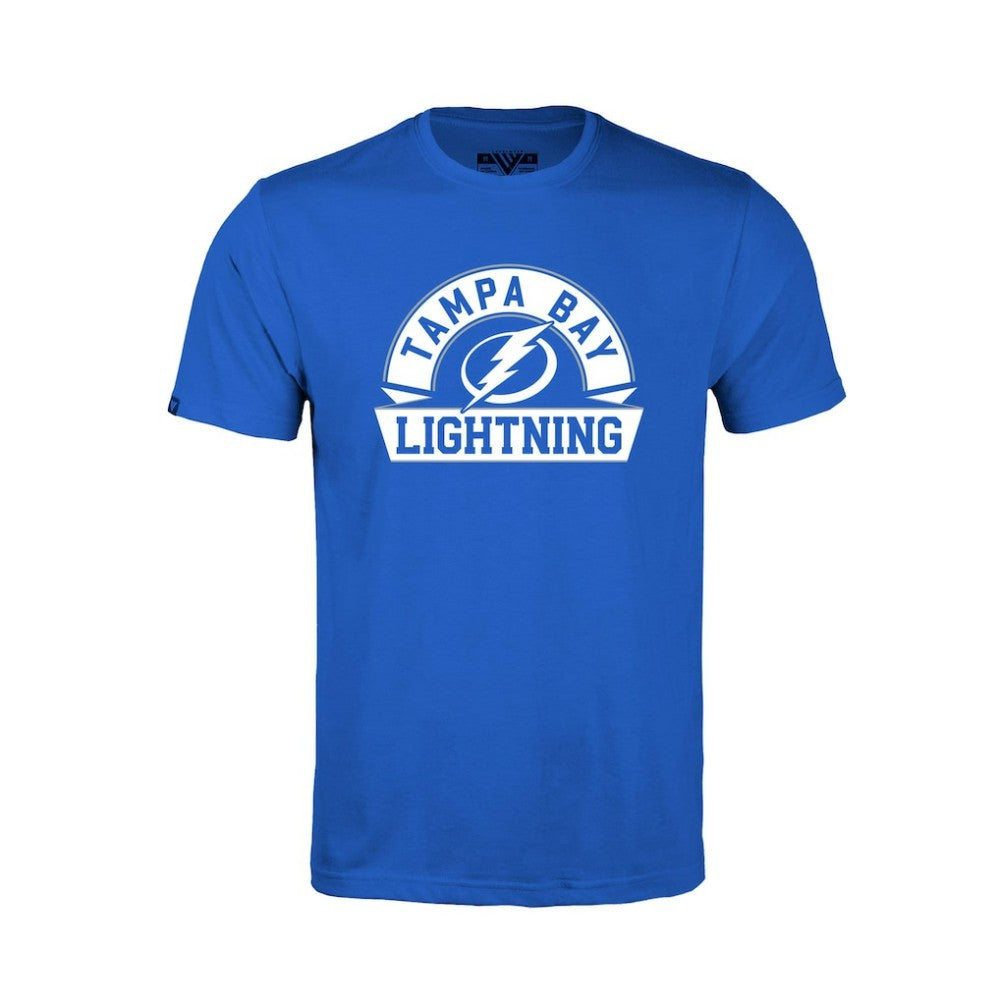 Tampa Bay Lightning Levelwear Youth Little Richmond Banner Arch T-Shirt - Royal - NHL 203145553