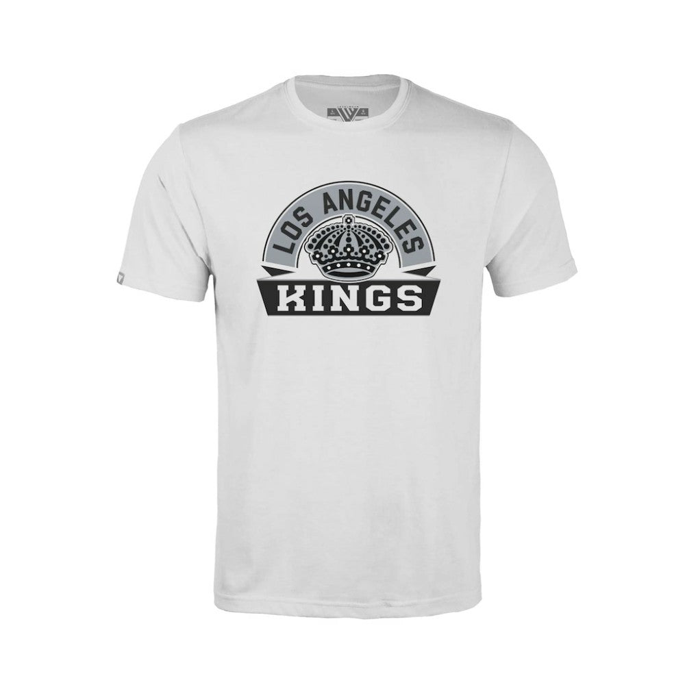 Los Angeles Kings Levelwear Youth Little Richmond Banner Arch T-Shirt - White - NHL 203145563