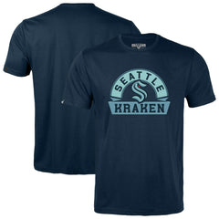 Seattle Kraken Levelwear Youth Little Richmond Banner Arch T-Shirt - Navy - NHL 203145570