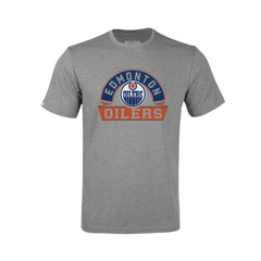 Edmonton Oilers Levelwear Youth Little Richmond Banner Arch T-Shirt - Gray - NHL 203145572