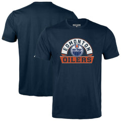 Edmonton Oilers Levelwear Youth Little Richmond Banner Arch T-Shirt - Navy - NHL 203145578