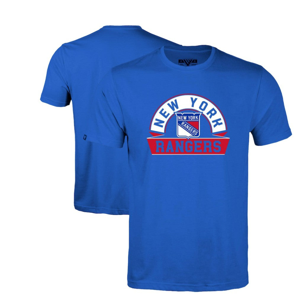 New York Rangers Levelwear Youth Little Richmond Banner Arch T-Shirt - Royal - NHL 203145583