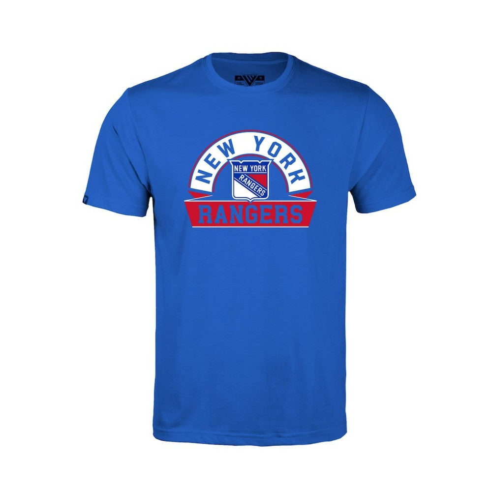 New York Rangers Levelwear Youth Little Richmond Banner Arch T-Shirt - Royal - NHL 203145583