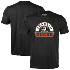 Anaheim Ducks Levelwear Youth Little Richmond Banner Arch T-Shirt - Black - NHL 203145594