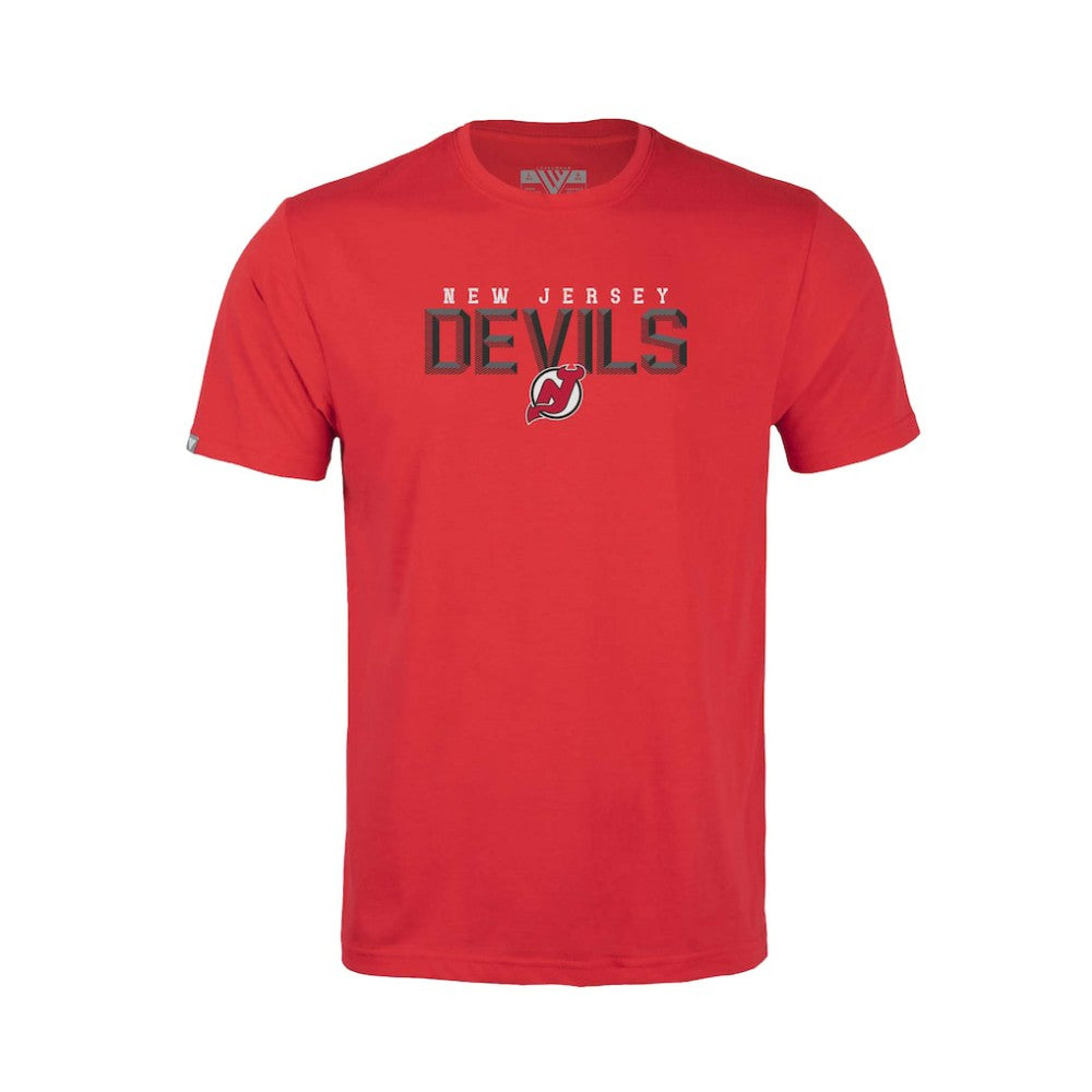 New Jersey Devils Levelwear Youth Little Richmond Carve T-Shirt - Red - NHL 203145602