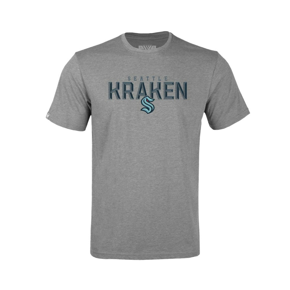 Seattle Kraken Levelwear Youth Little Richmond Carve T-Shirt - Gray - NHL 203145603